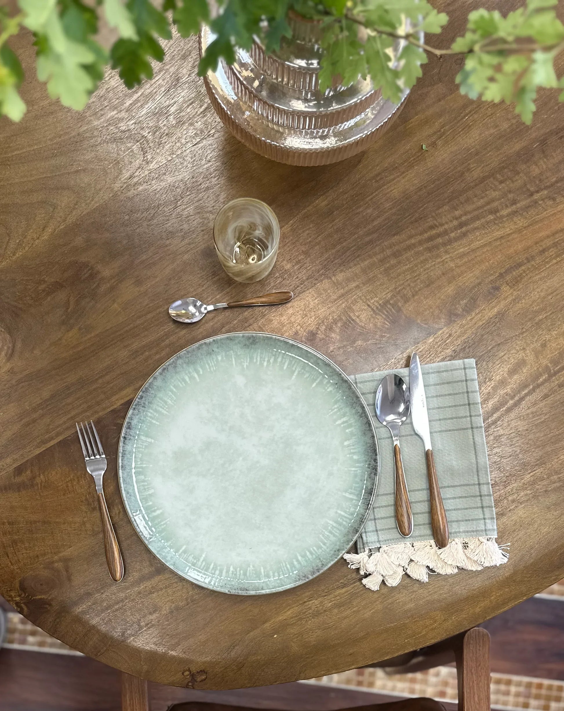 Cubertería de madera y metal - La Quinta Vidal