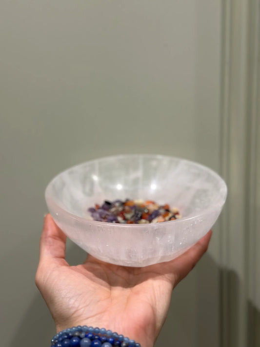 Cuenco de selenita - La Quinta Vidal