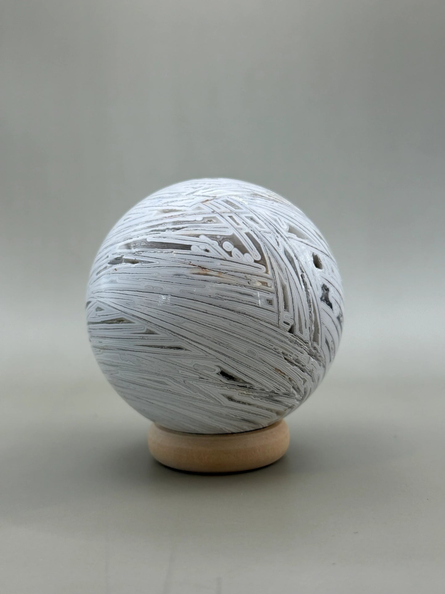 Esfera de Ágata Blanca Mexicana - La Quinta Vidal