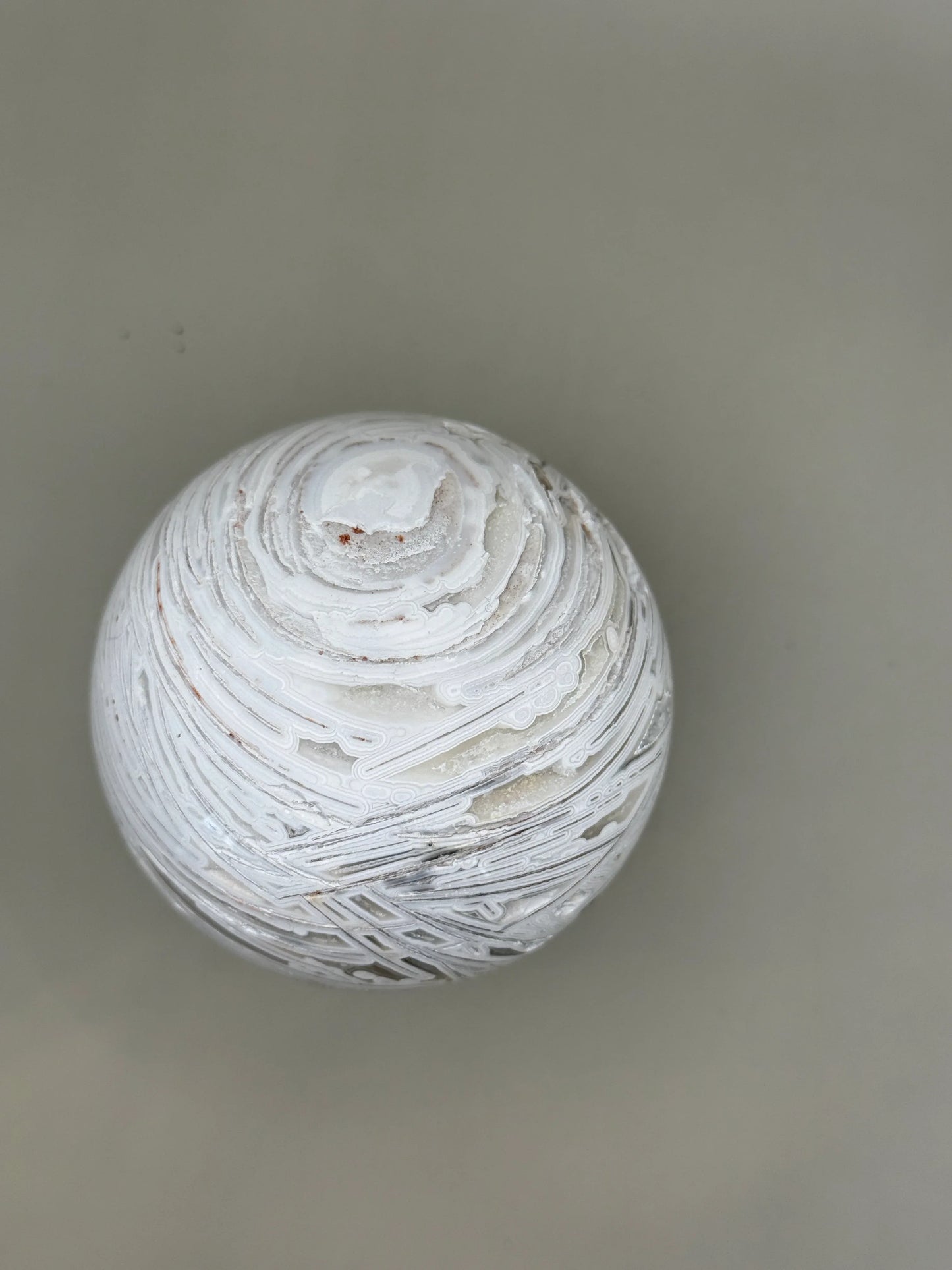 Esfera de Ágata Blanca Mexicana - La Quinta Vidal