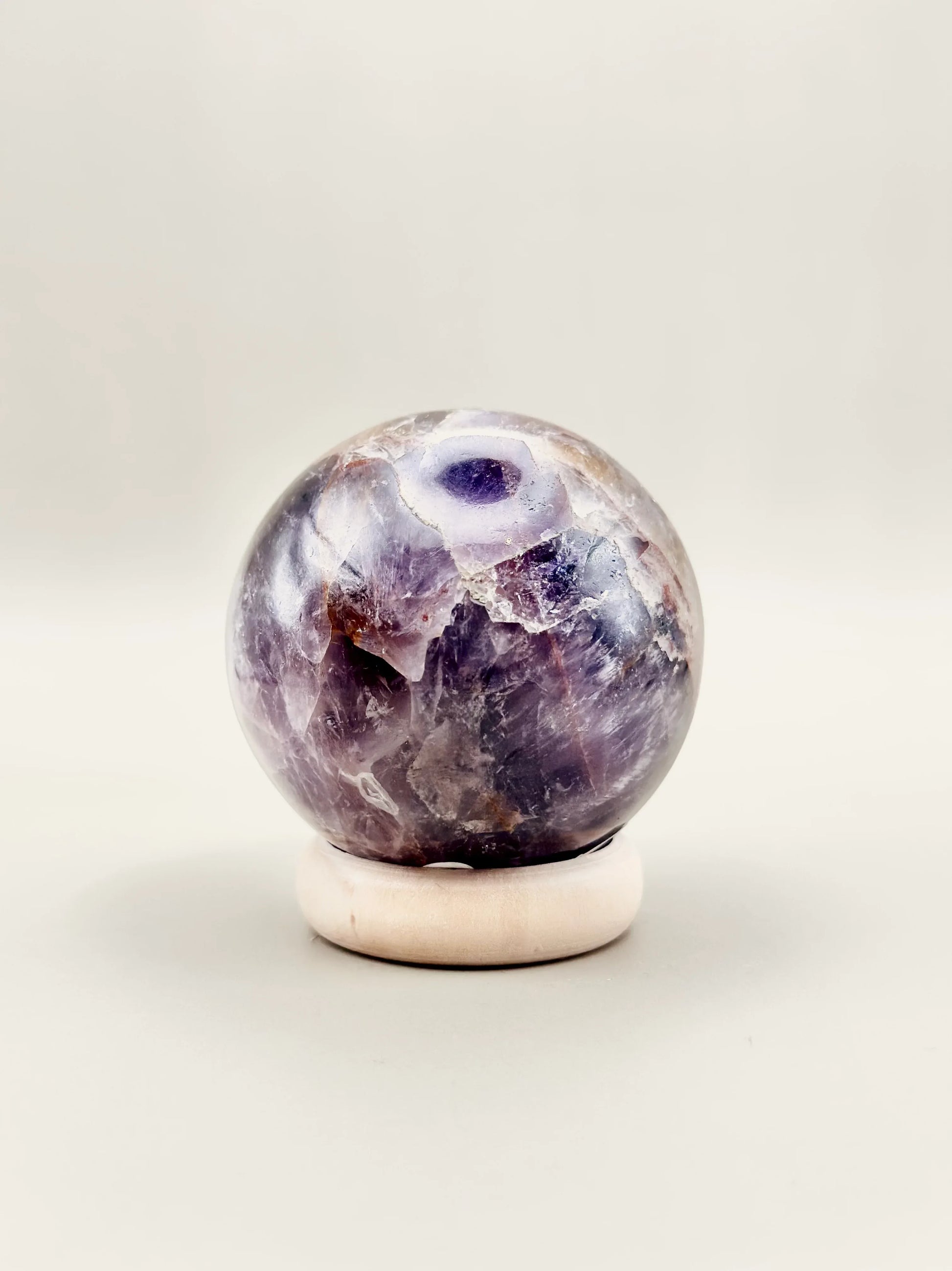 Esferas de Amatista Chevron - La Quinta Vidal