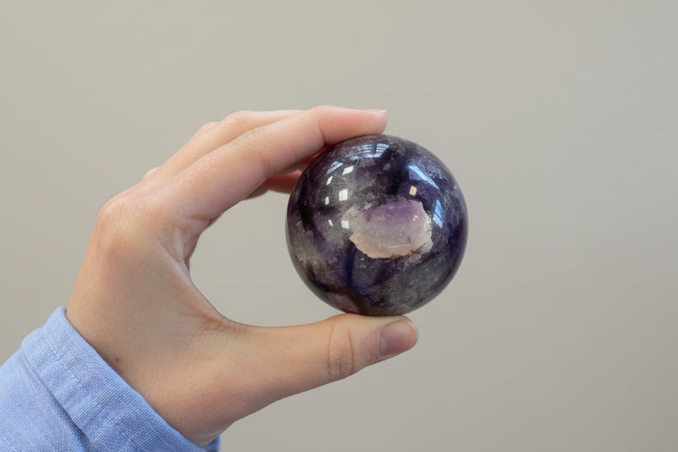 Esfera de AMATISTA CHEVRON 