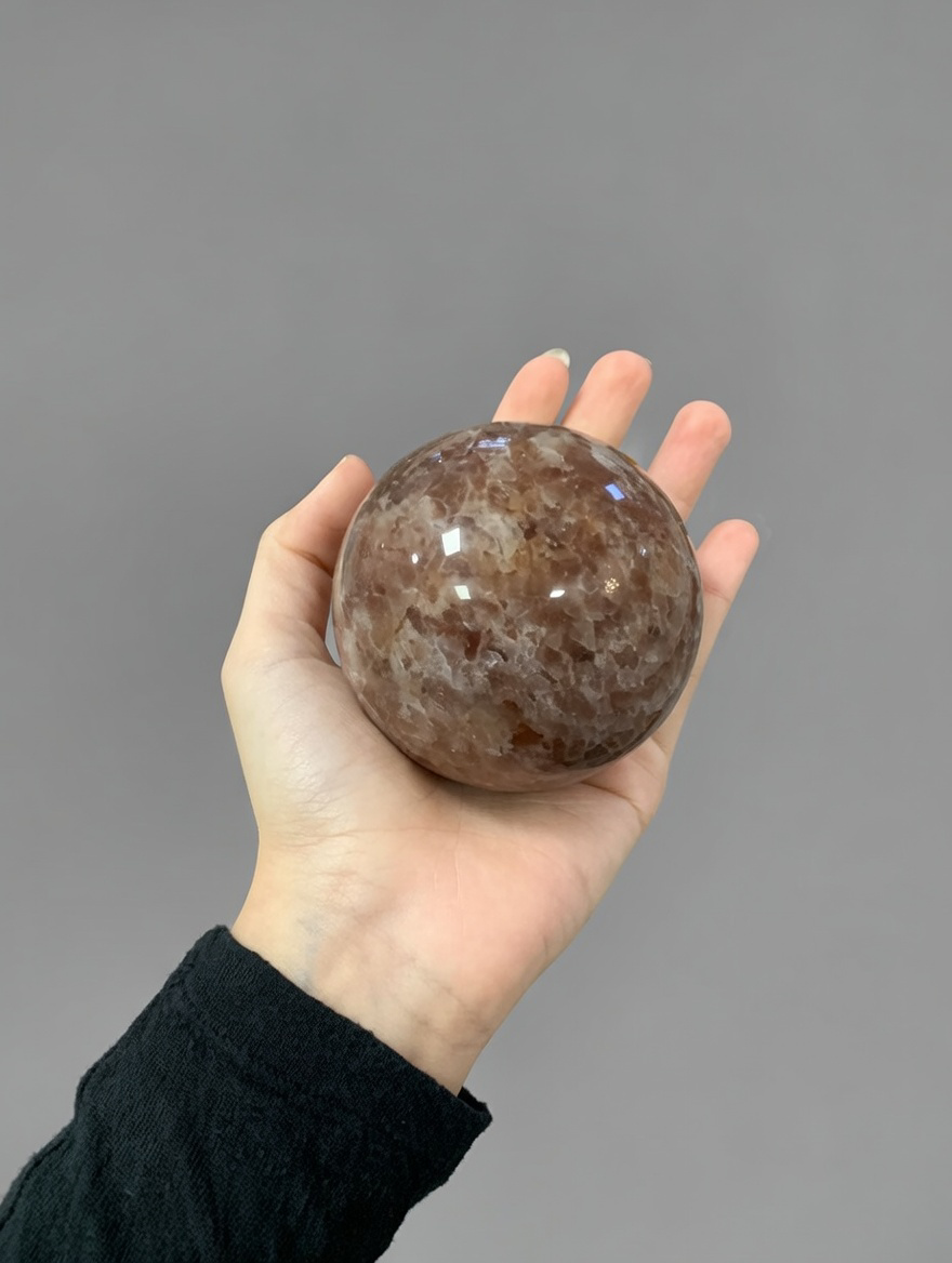 Esfera de cuarzo fresa