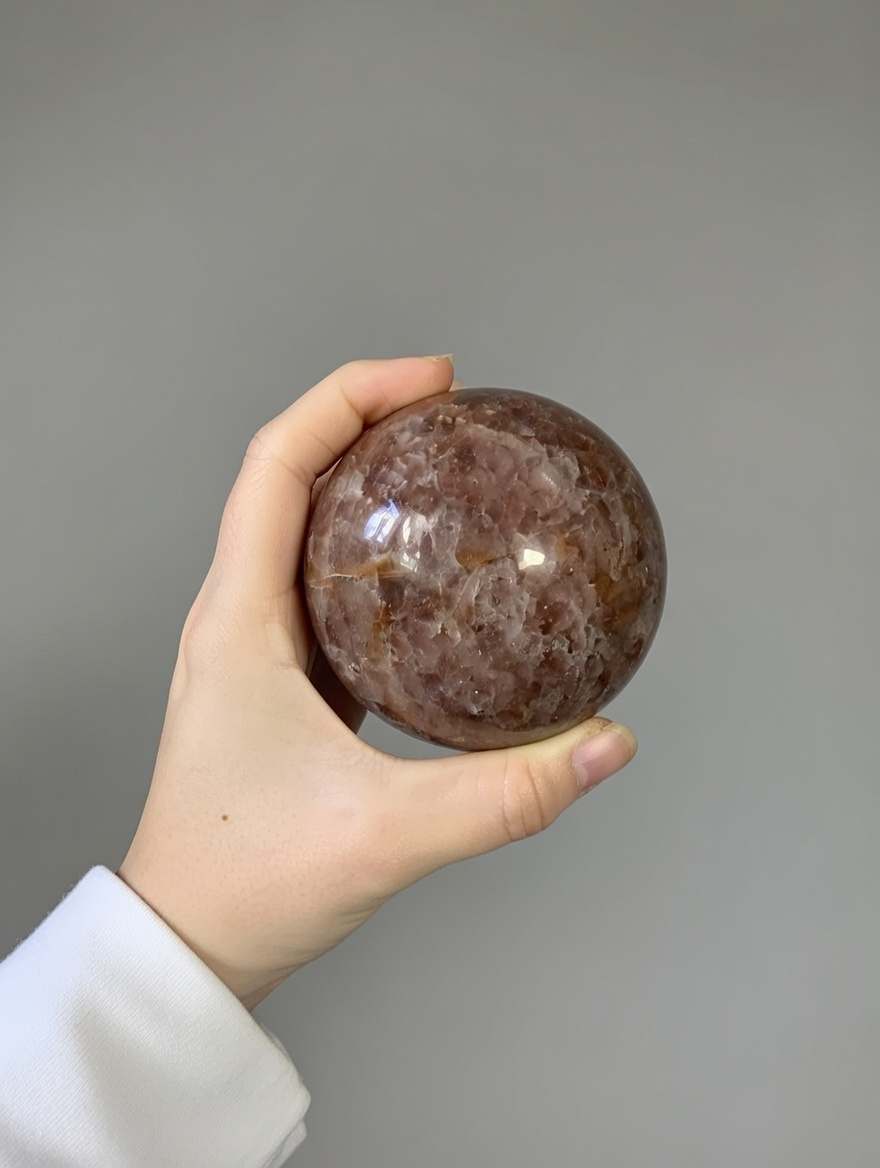 Esfera de cuarzo fresa 