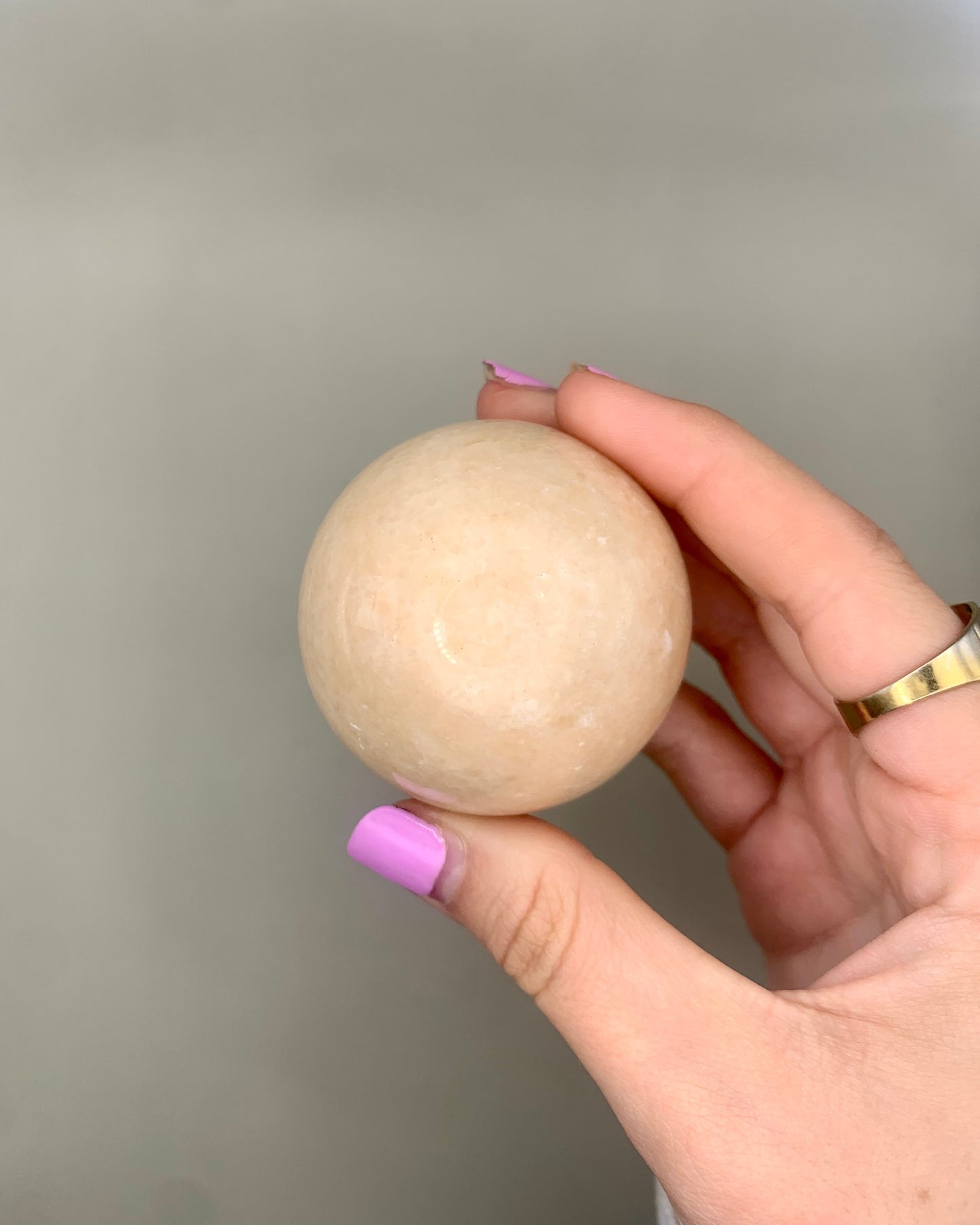 Esfera de jade amarillo 