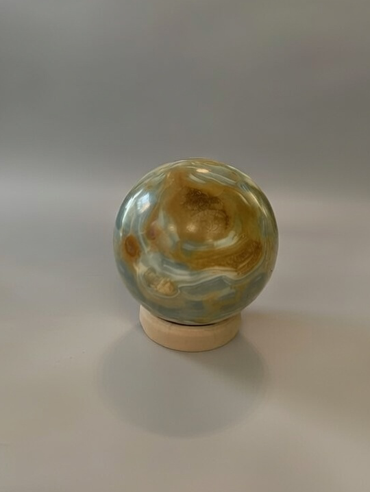 Esfera de ónix azul