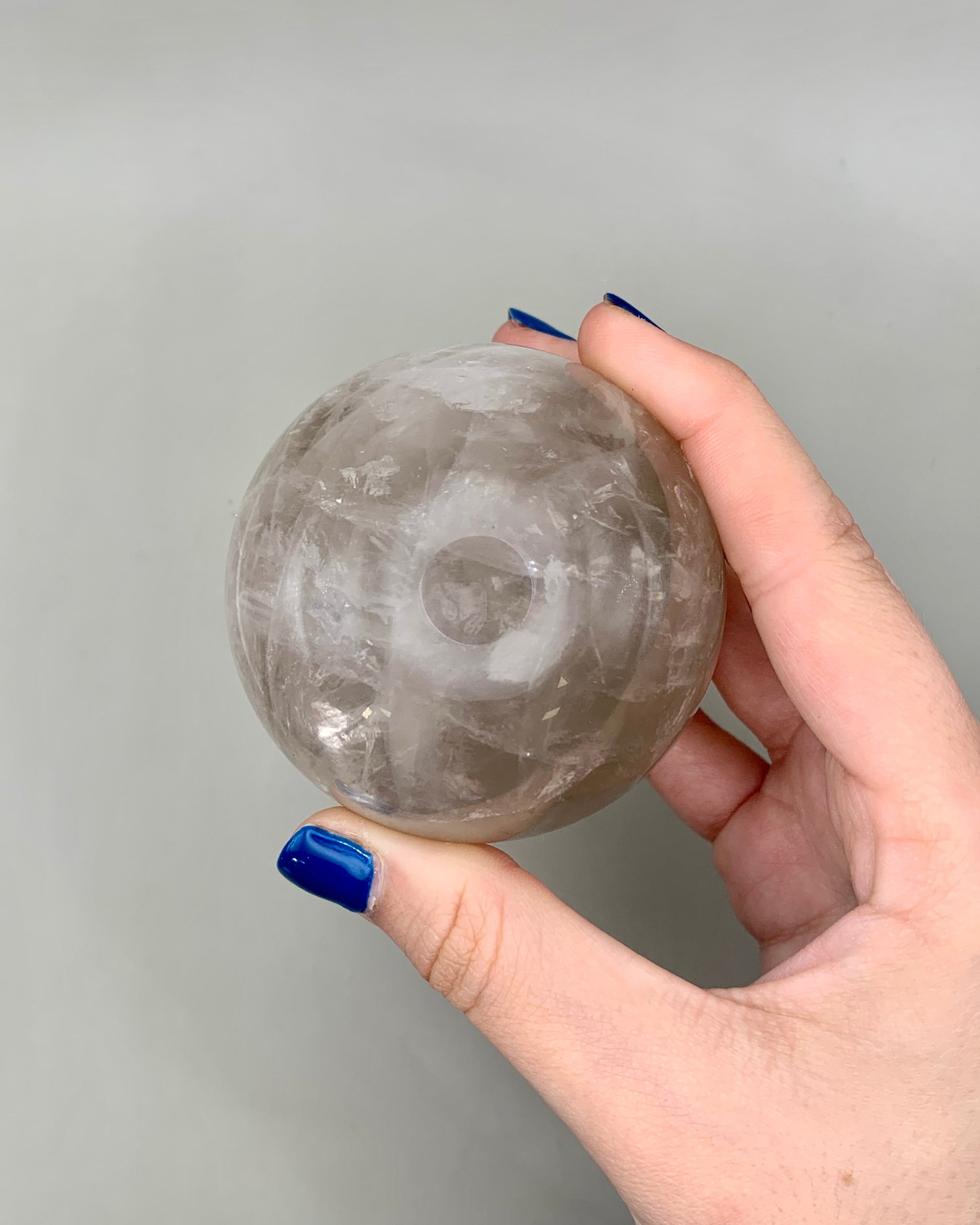 Esfera de cuarzo ahumado 