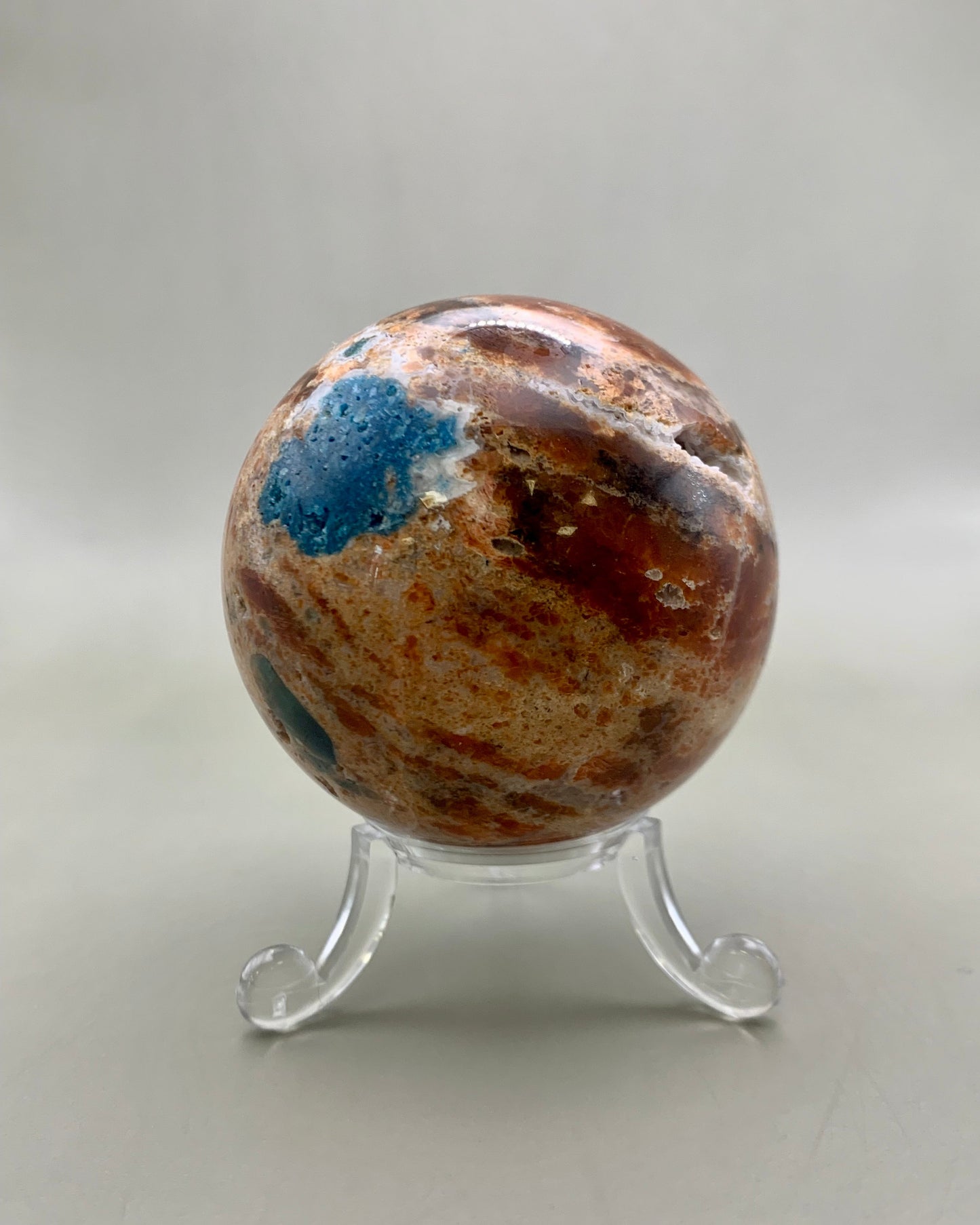 Esfera de piedra sol con apatito