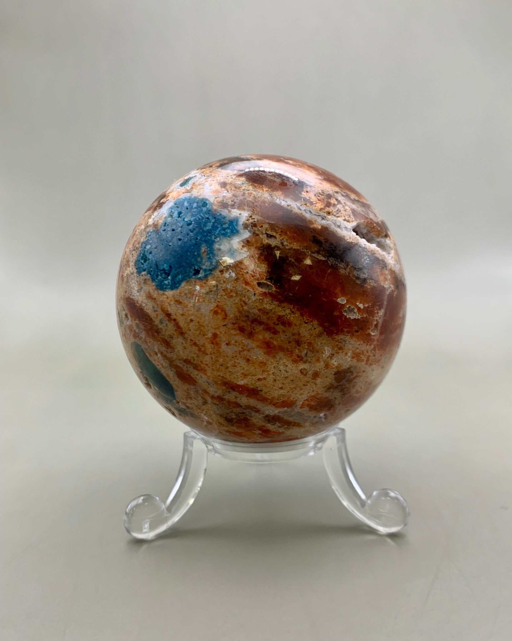 Esfera de piedra sol con apatito