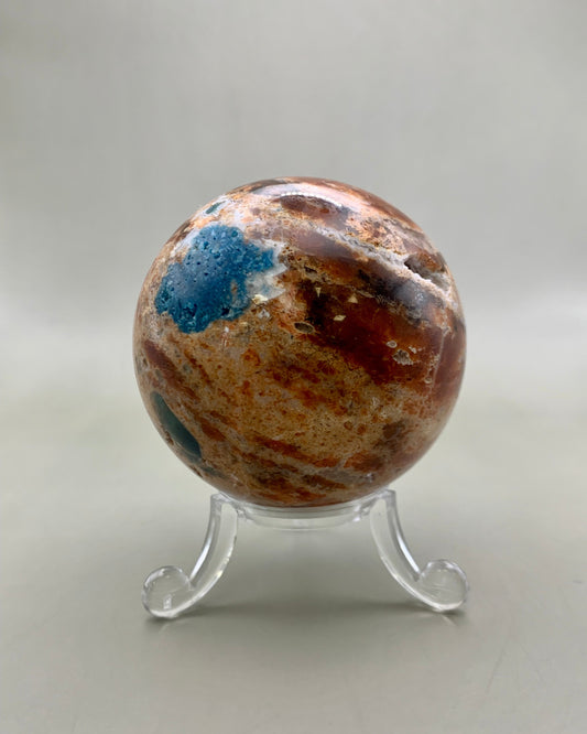 Esfera de piedra sol con apatito