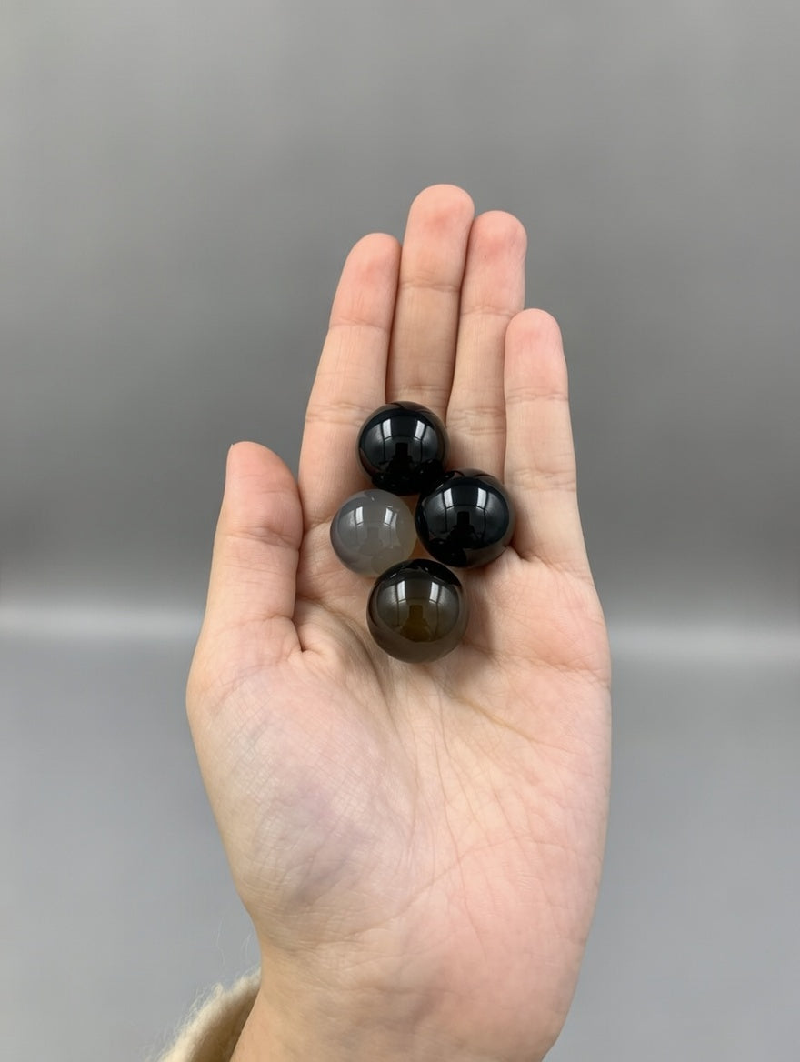 Esferas de ágata bostwana