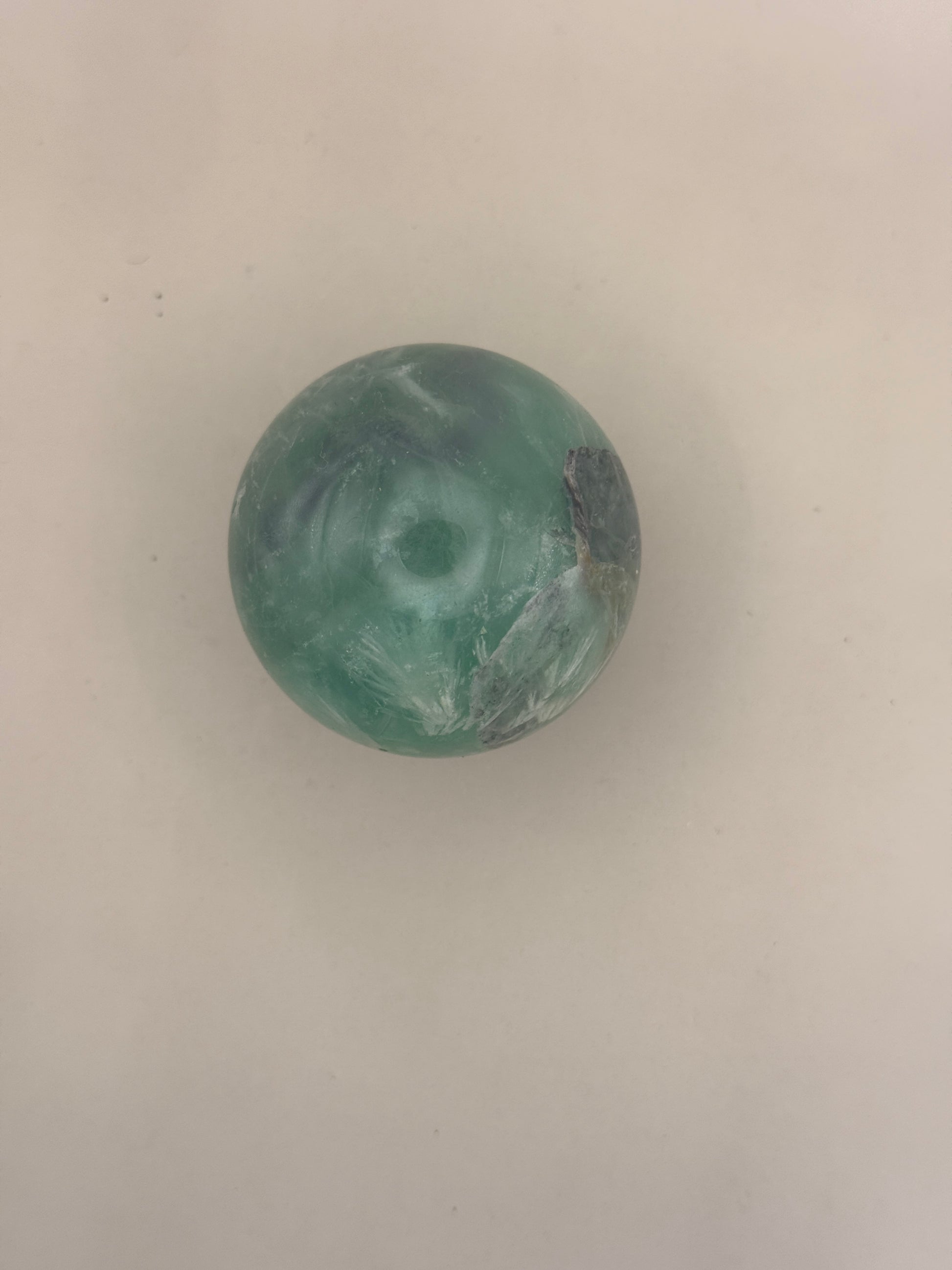 Esferas de fluorita verde