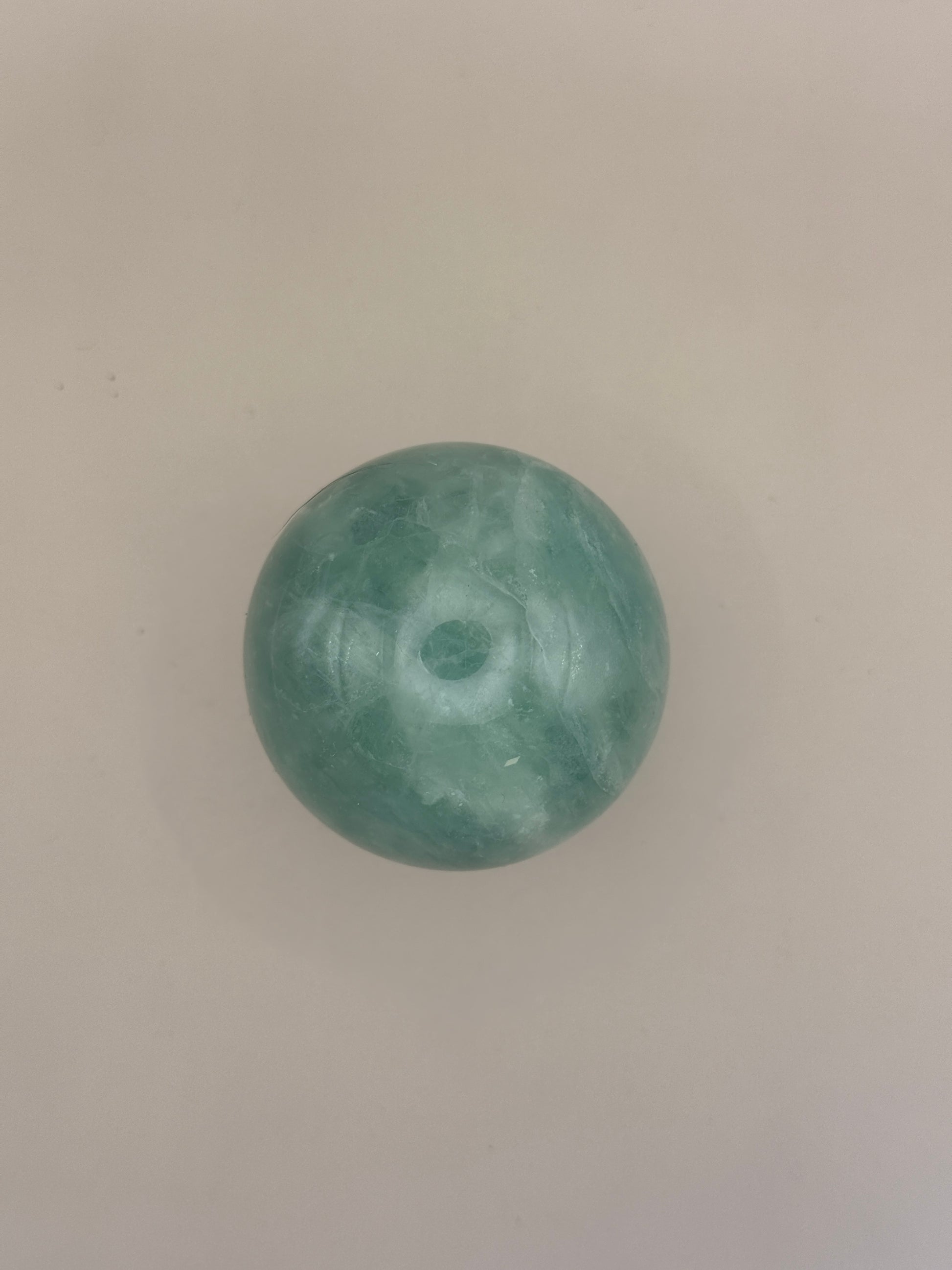 Esferas de fluorita verde