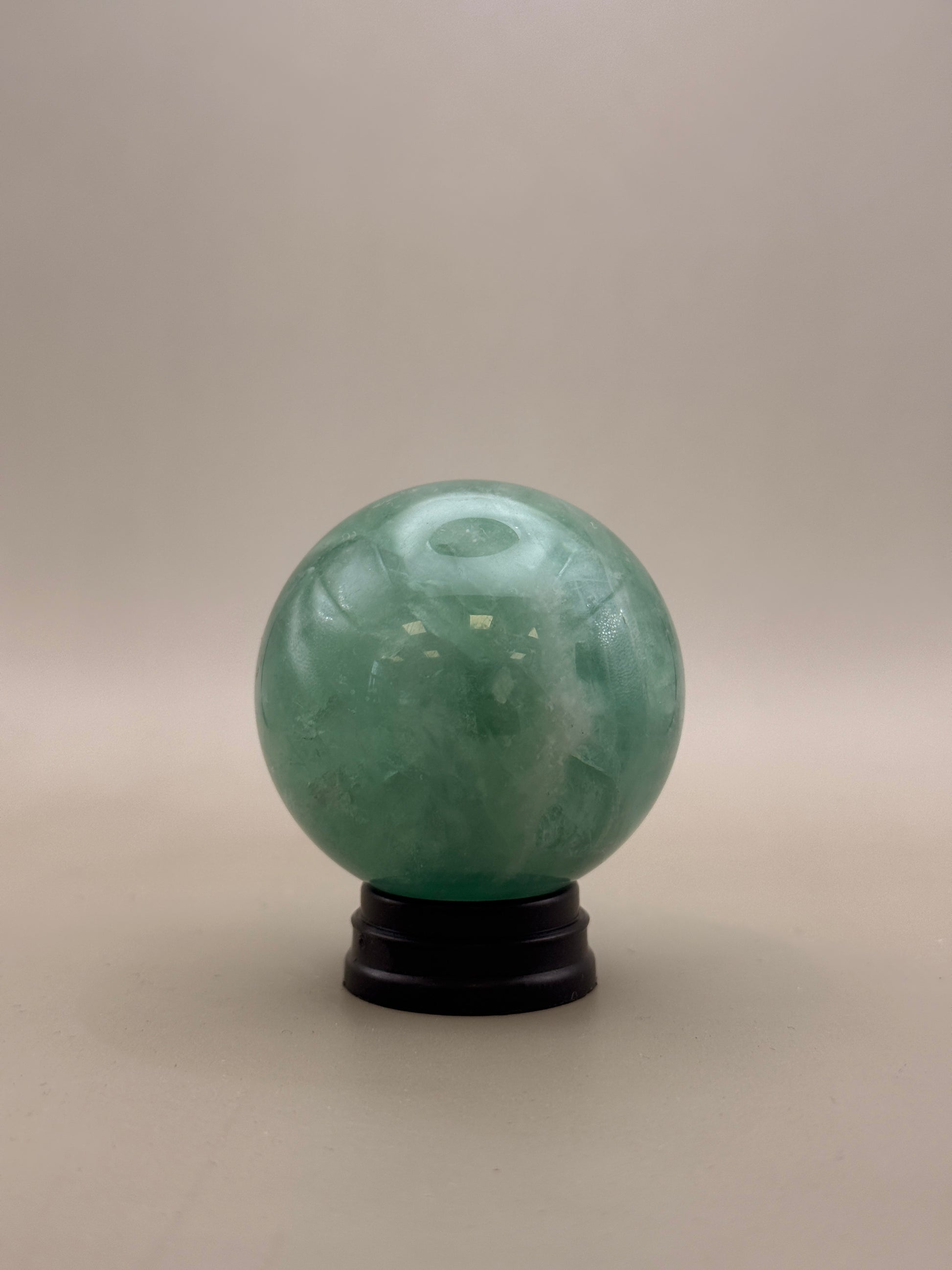 Esferas de fluorita verde