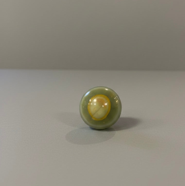 Esfera de mineral de ónix verde