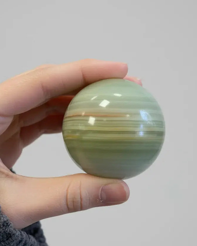 Esfera de Ónix Verde