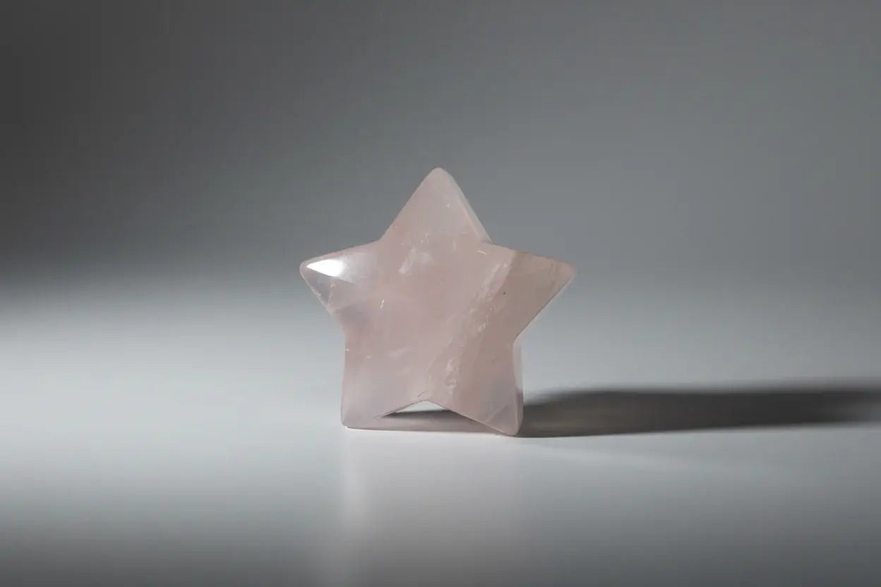 Estrella de cuarzo rosa 