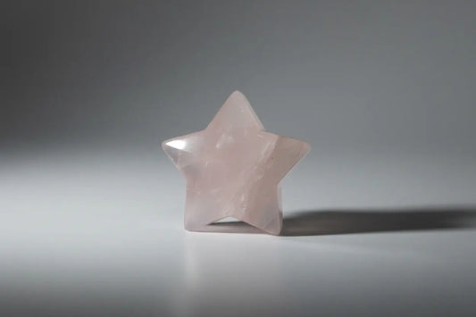 Estrella de cuarzo rosa 