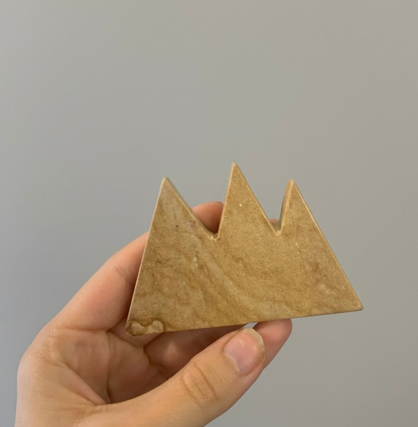 Figura geométrica de jaspe paisina