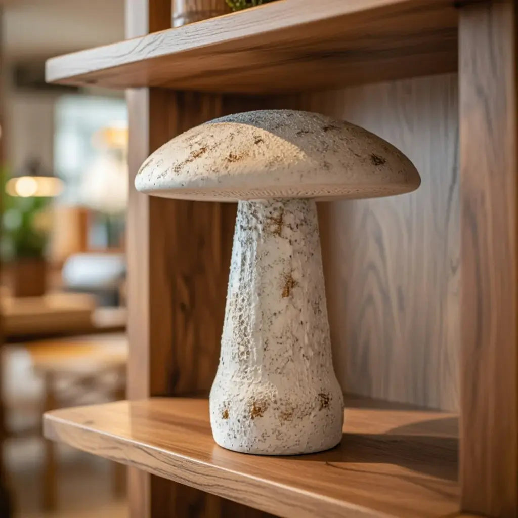 Figura en forma de seta en metal 