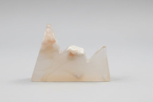 Forma libre de ágata flor 