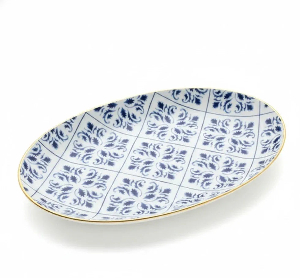 Fuente ovalada transatlántico Vista Alegre - La Quinta Vidal