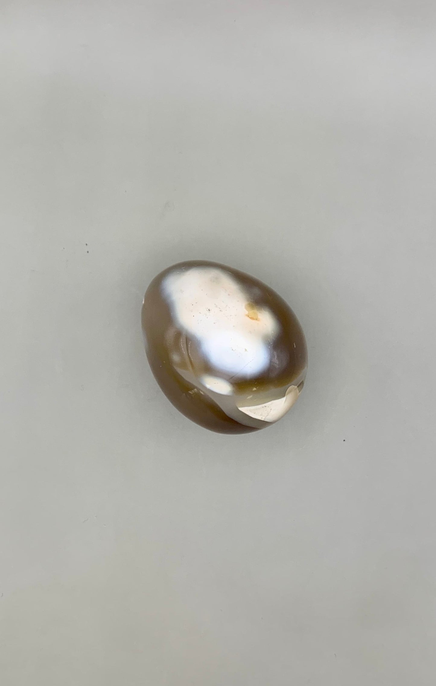 Huevo de ágata flor