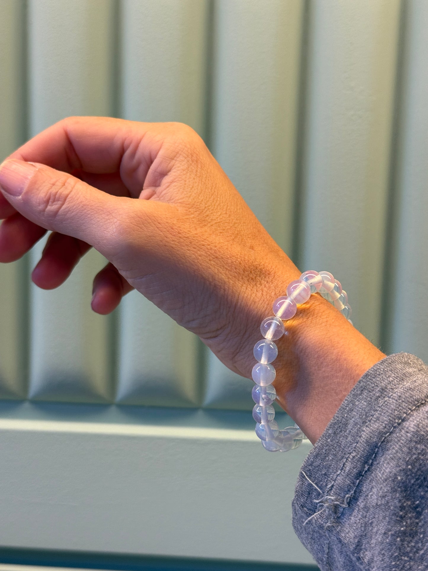 Pulsera de bolas de Opalita