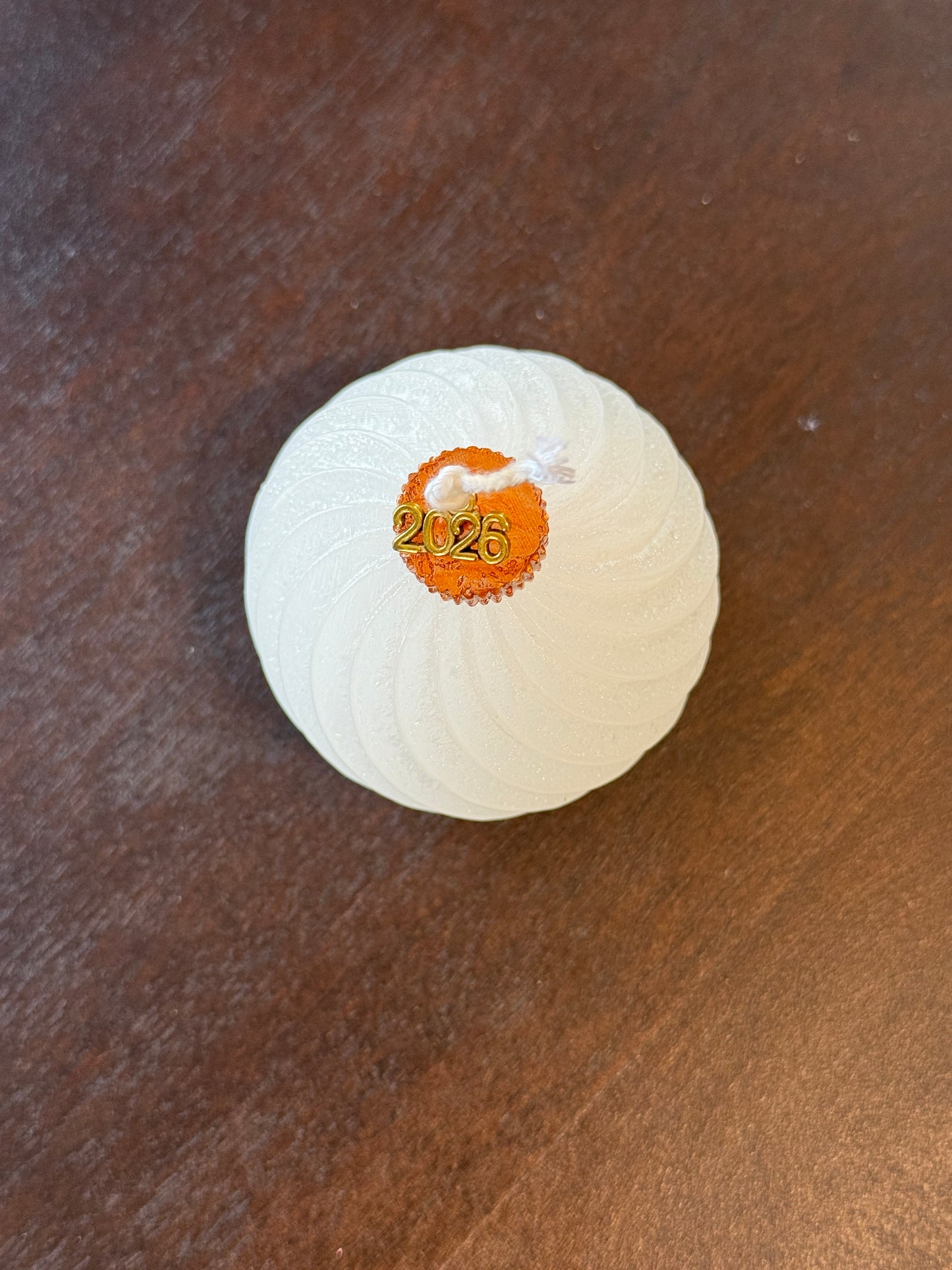 Velas decorativa bola de Navidad de porcelana