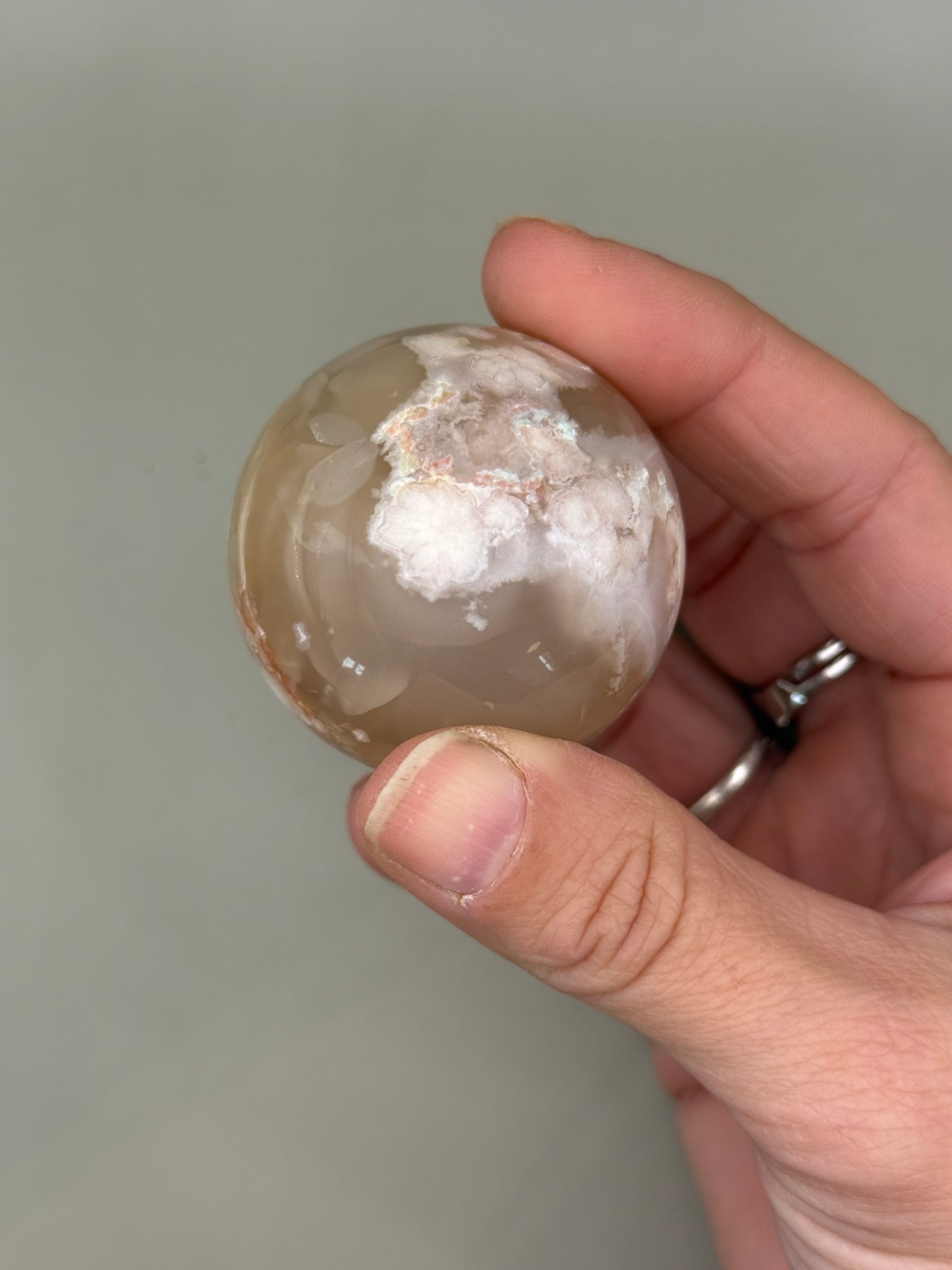 Esfera de Ágata flor