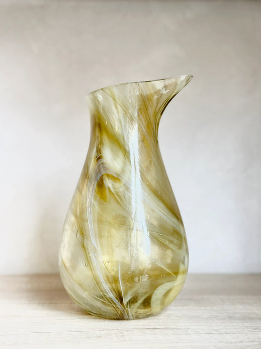 Jarra vidrio amarilla marmolada - La Quinta Vidal
