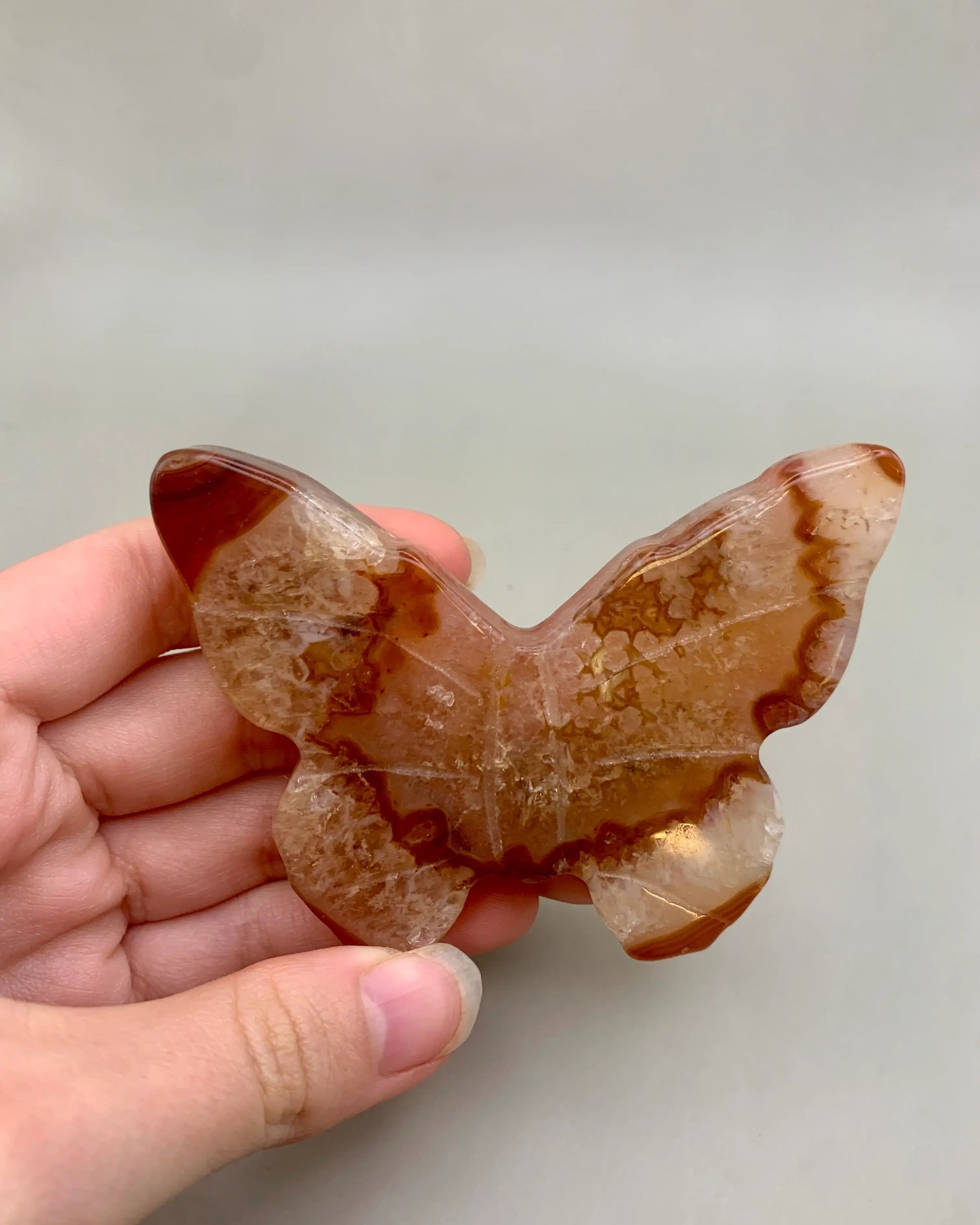 Mariposa de cornalina