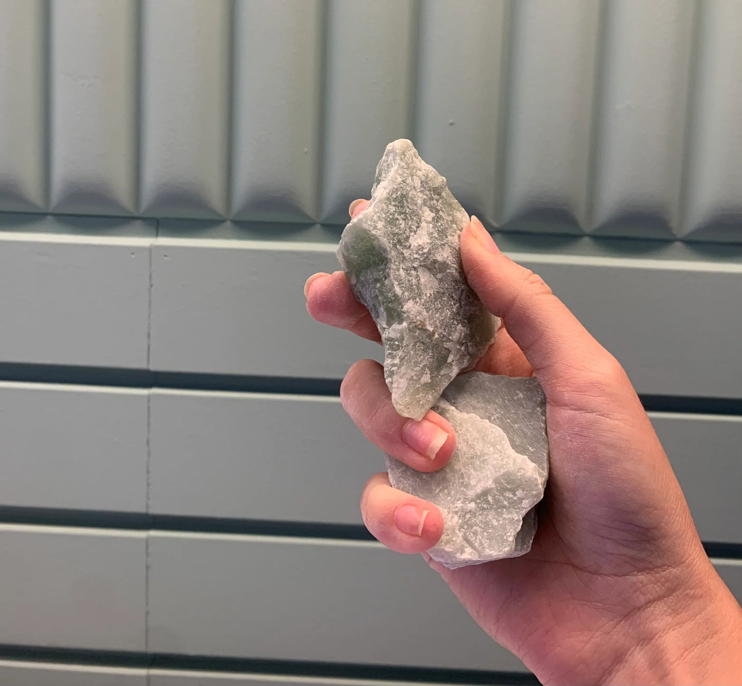 Masivo de mineral de jade chino