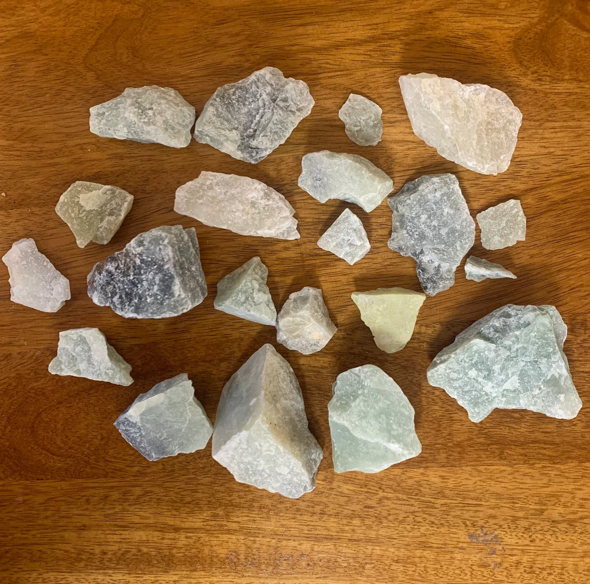 Masivo de mineral de jade chino