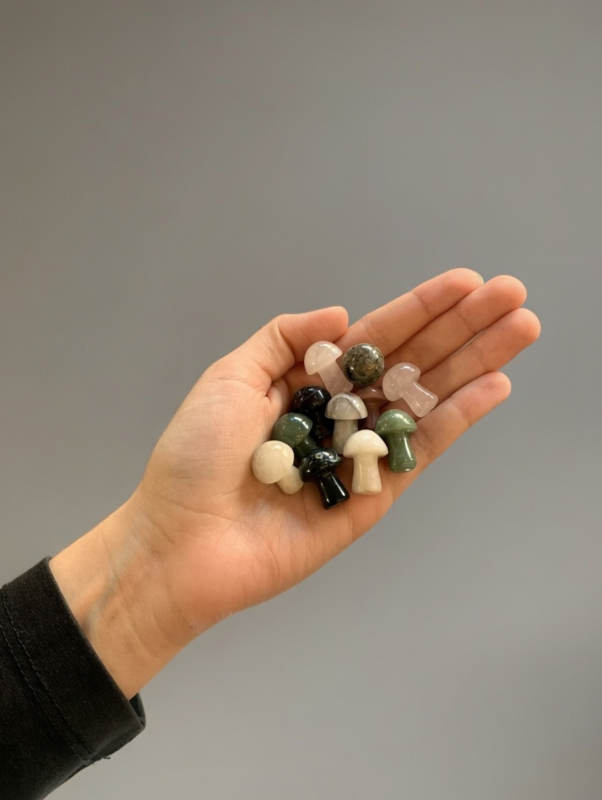 Pack sorpresa de mini champiñones de mineral variado