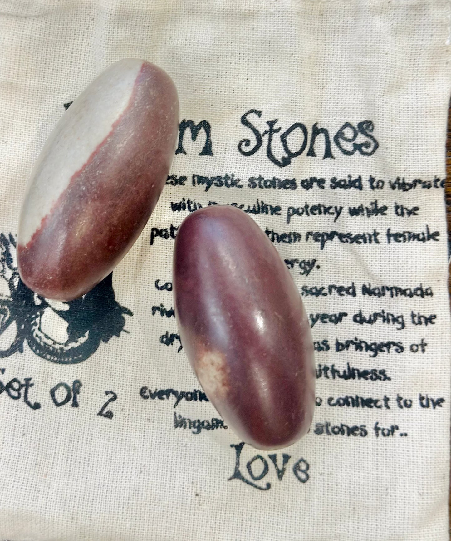 Pack de 2 Rodados de Shiva Lingam - La Quinta Vidal