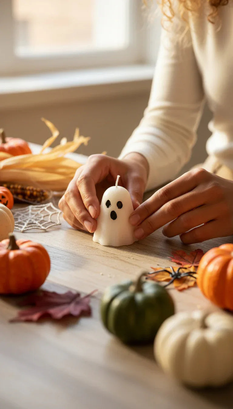 Pack de 3 velas de cera ghost