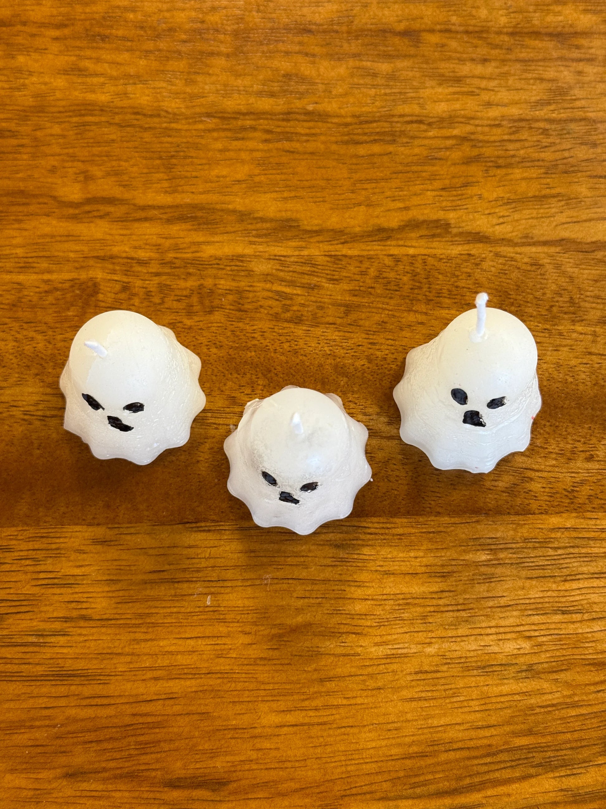 Pack de 3 velas de cera de ghost