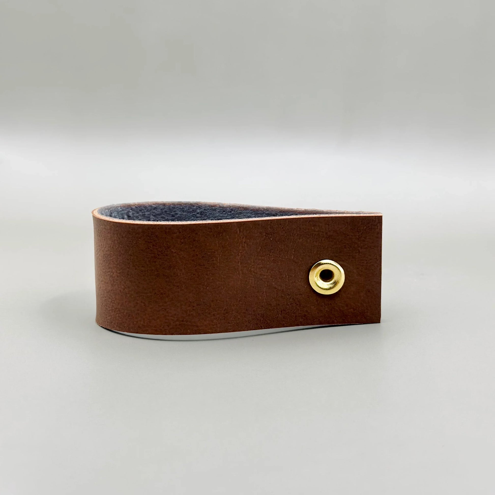 Pareja de servilleteros de cuero y metal - La Quinta Vidal