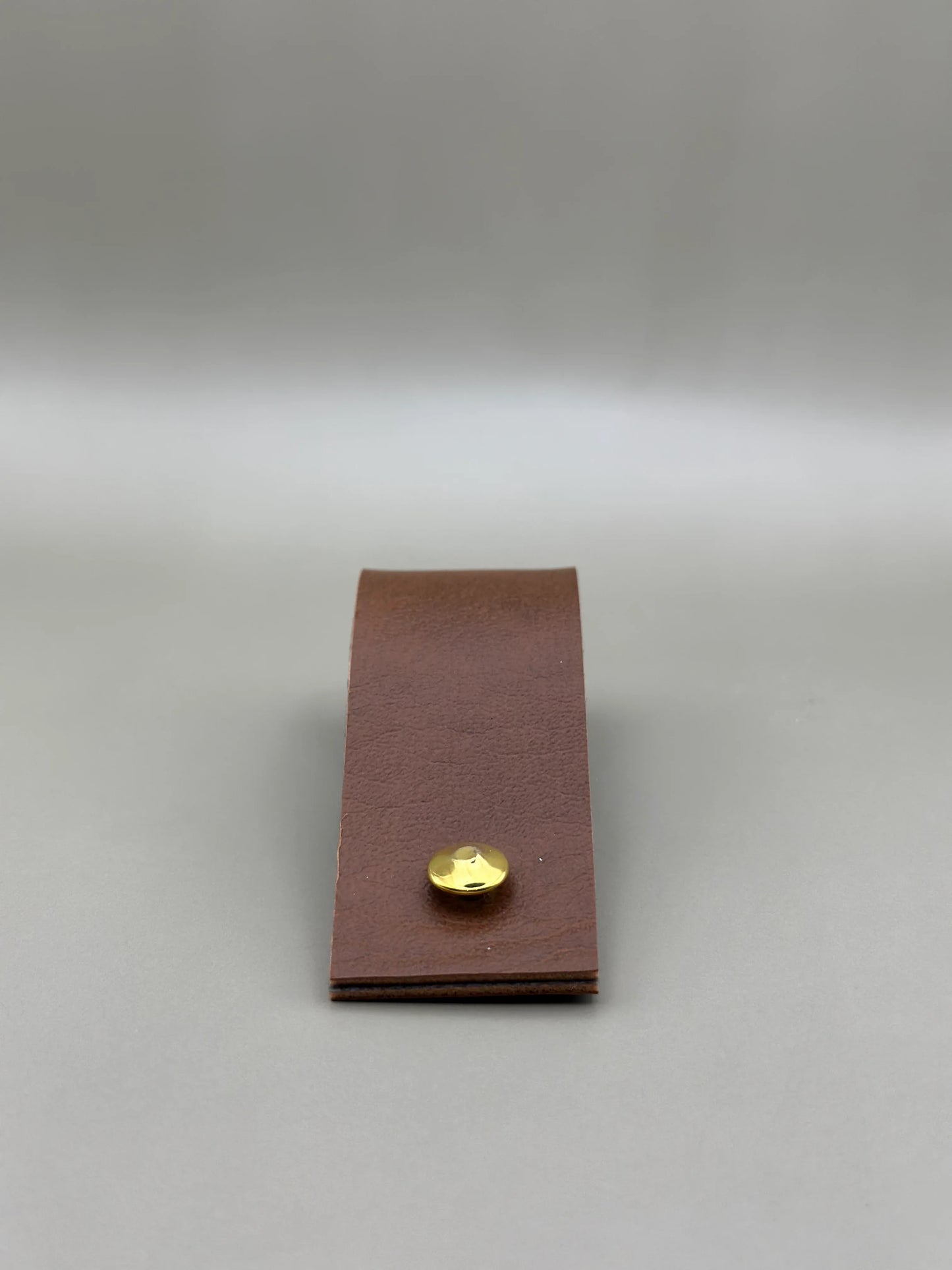 Pareja de servilleteros de cuero y metal - La Quinta Vidal