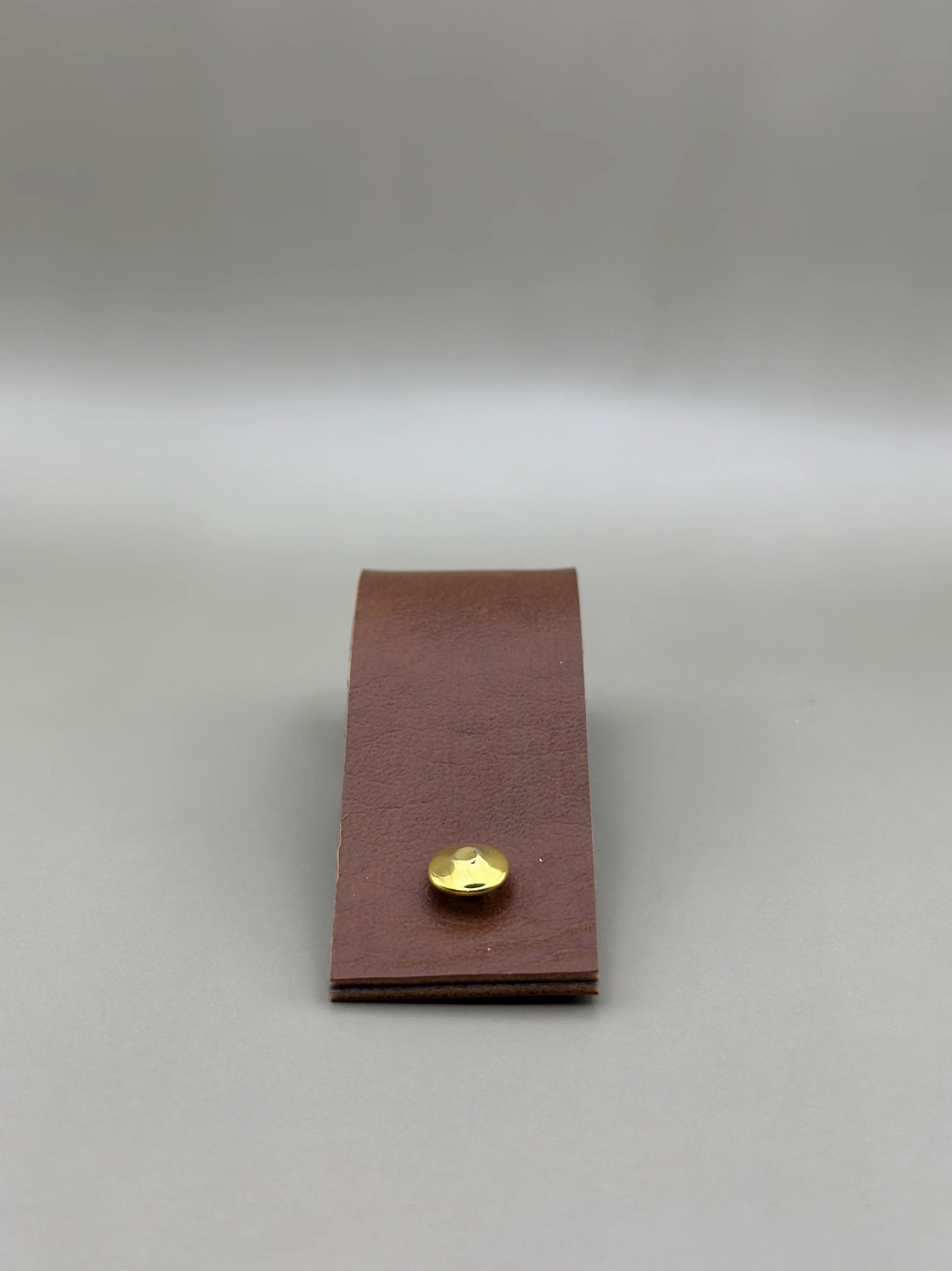 Pareja de servilleteros de cuero y metal - La Quinta Vidal