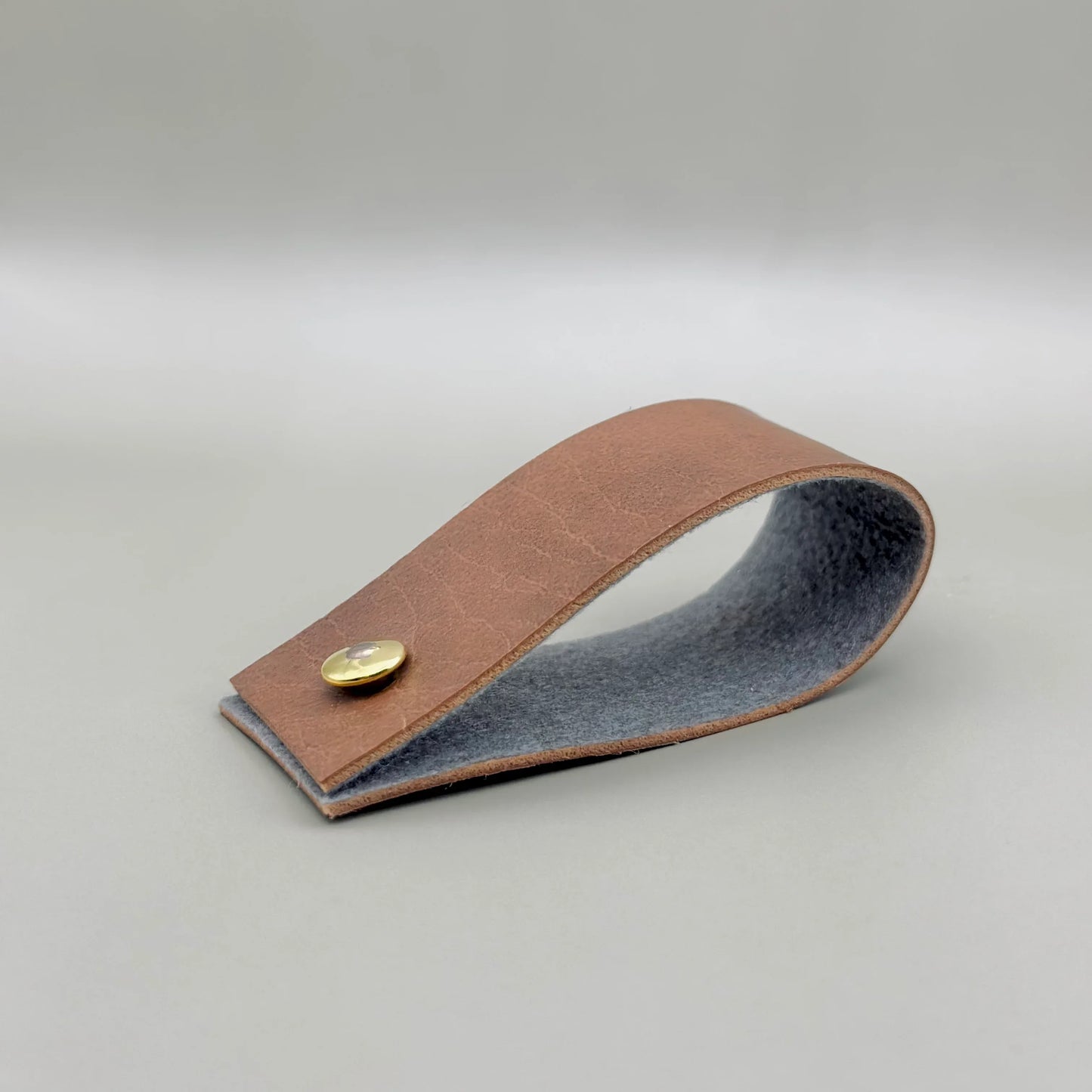 Pareja de servilleteros de cuero y metal - La Quinta Vidal