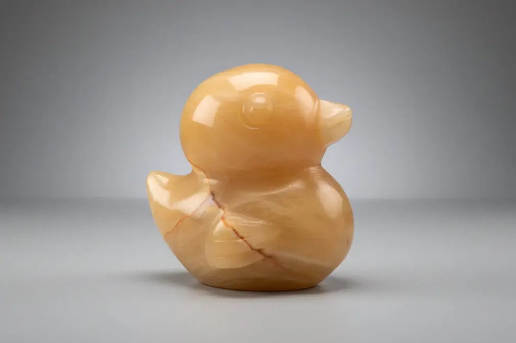 Pato de calcita amarilla