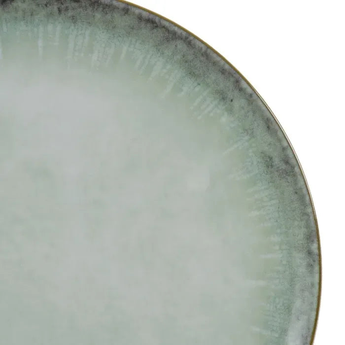 Plato pizza verde de Porcelana - La Quinta Vidal