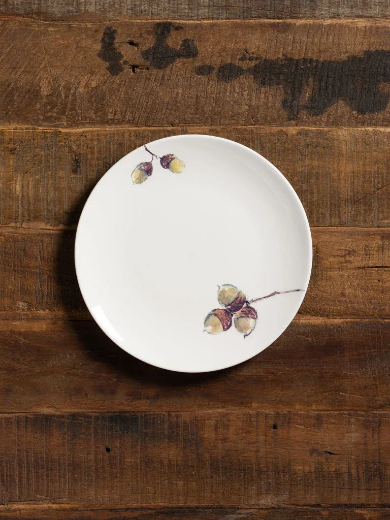 Plato de desayuno o postre otoño en el bosque - La Quinta Vidal