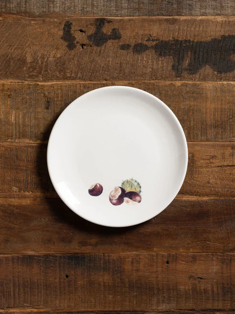 Plato de desayuno o postre otoño en el bosque - La Quinta Vidal