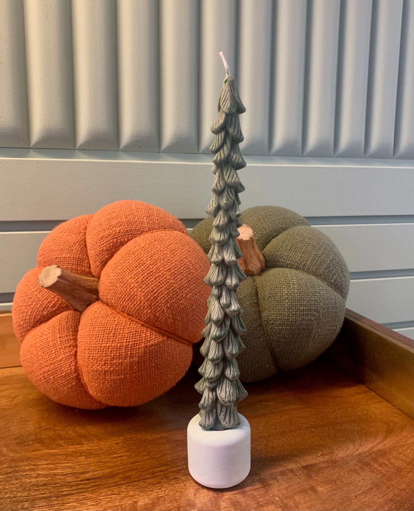 Portavelas de resina ecológico