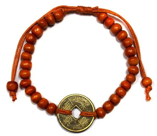 Pulsera naranja china de la buena suerte - La Quinta Vidal