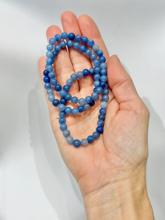 Pulsera de bolas de Aventurina Azul - La Quinta Vidal