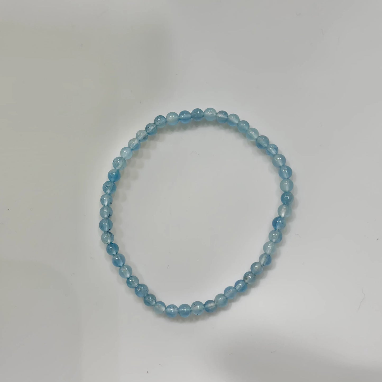 Pulsera de bolas de Aguamarina - La Quinta Vidal